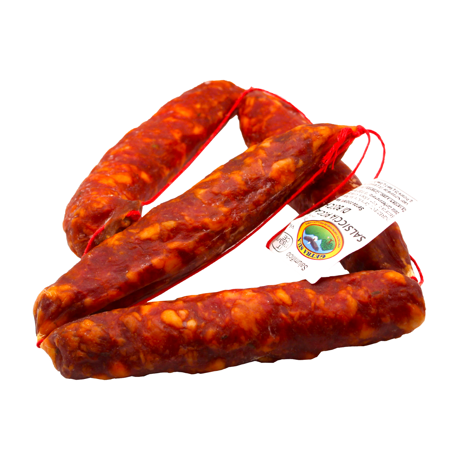 Salsiccia Dolce a Catenella di Bocchigliero semi-stagionata