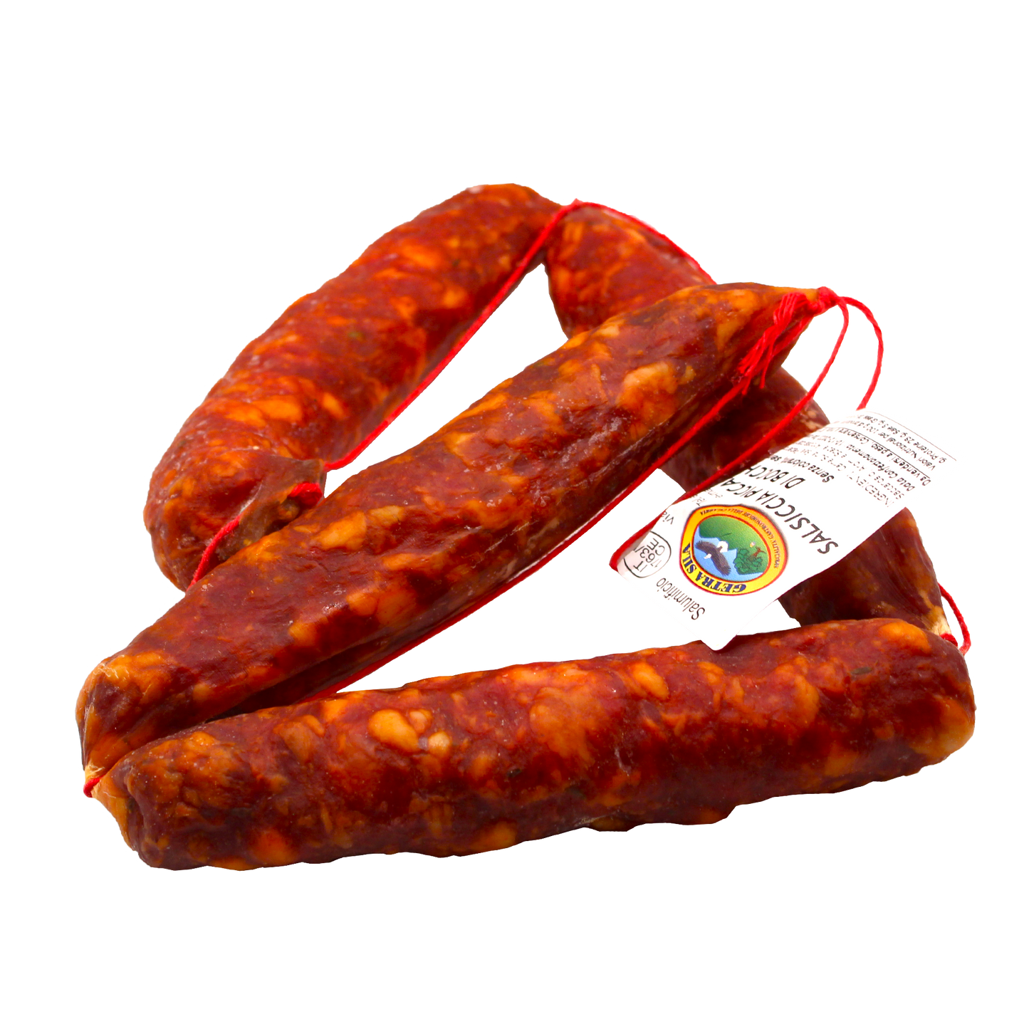 Salsiccia Piccante a Catenella di Bocchigliero semi-stagionata