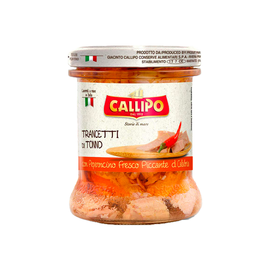Trancetti di Tonno con peperoncino fresco piccante di Calabria