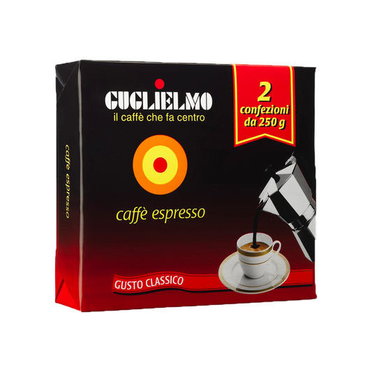 Guglielmo espresso coffee 2x250g