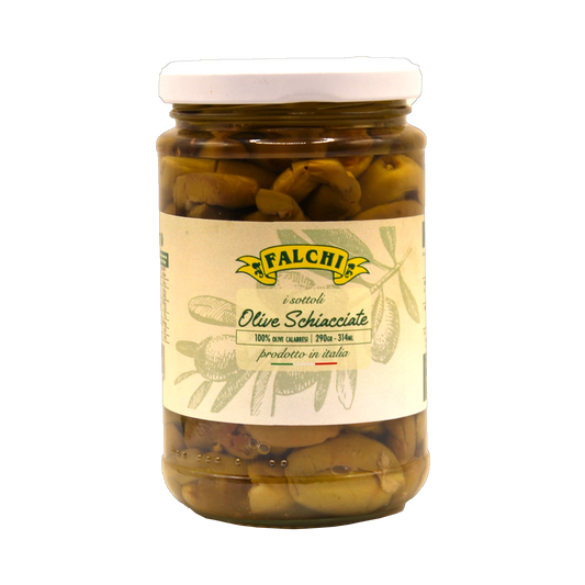 Crushed green olives 290g jar
