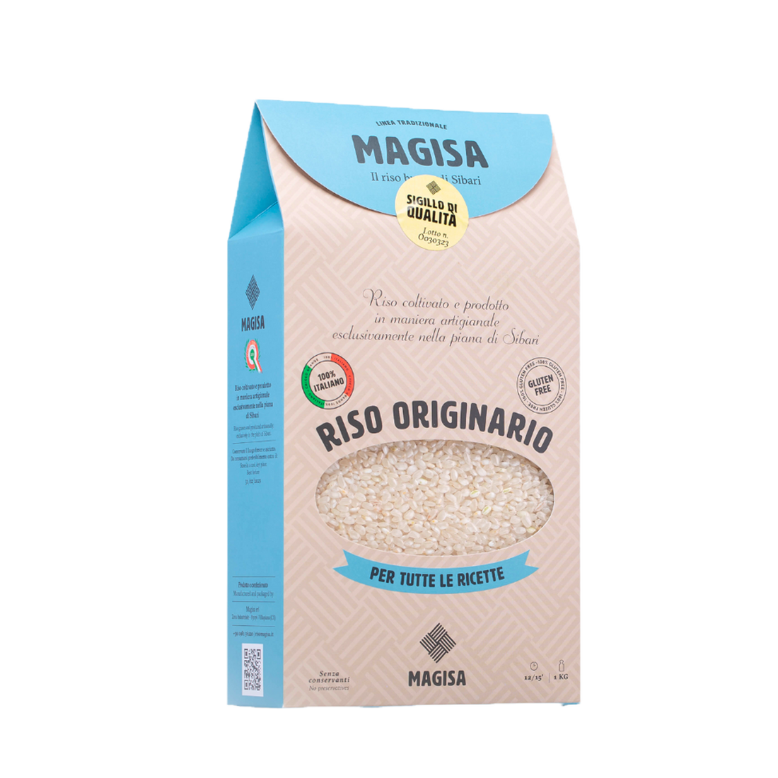 Glogga Risio Riso Originario 1kg - Riso di Sibari – Typical - Prodotti tipici calabresi